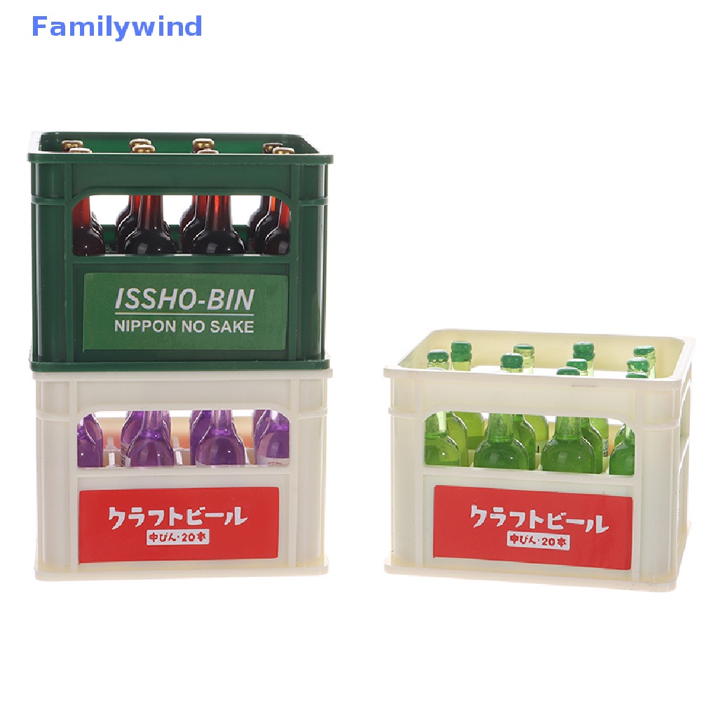 1 Bộ Bình Uống Rượu Mini Tỉ Lệ 1: 12 Dùng Trang Trí Nhà Búp Bê