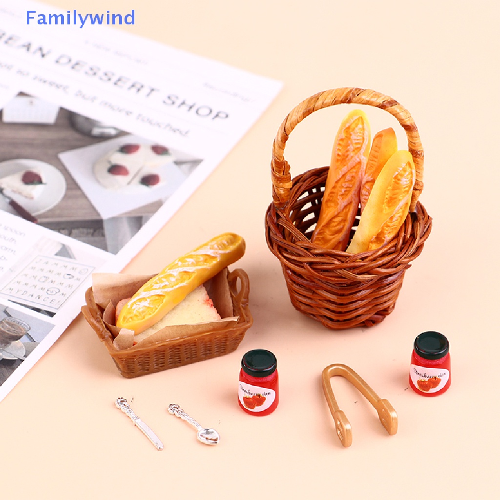 Giỏ Bánh Mì Đồ Chơi Búp Bê Cỡ 1 / 6 1 / 12