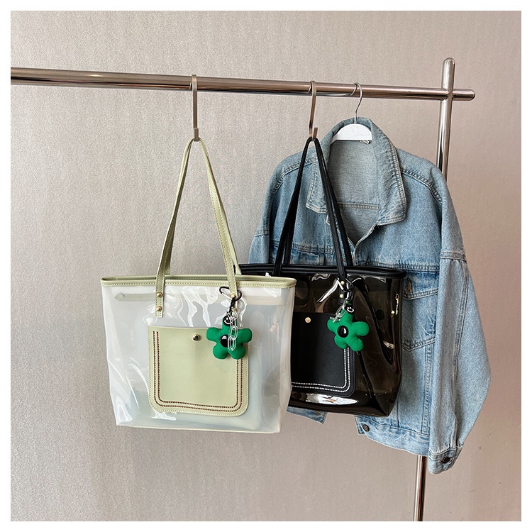 Túi Xách Trong Suốt Cỡ Lớn Thời Trang Mùa Hè 2023 Dành Cho Nữ a4
