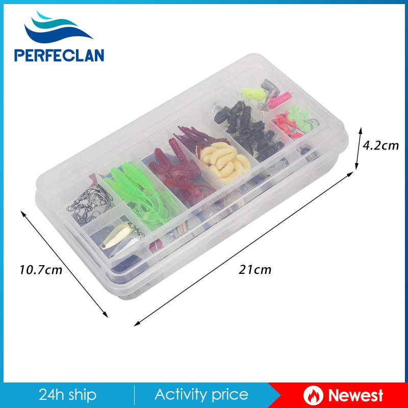 Set 101 Mồi Câu Cá Giả Hình Giun Chuyên Dụng