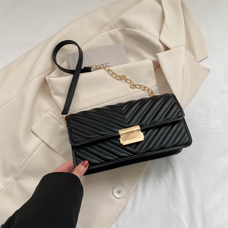Túi Đeo Chéo Hình Vuông Nhỏ Màu Trơn Đơn Giản Thời Trang Mùa Xuân 2023 Cho Nữ