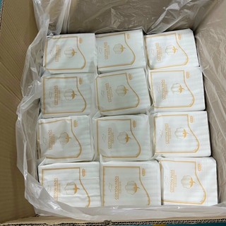 10 bịch bông tẩy trang jieya cotton pads 222 miếng - 100% cotton, bông tẩy trang 222 miếng