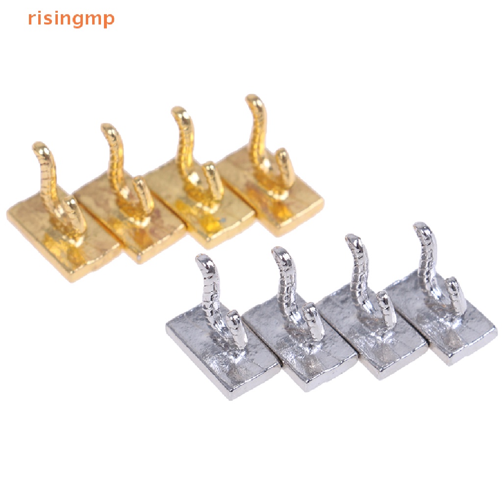 Set 4 Móc Áo Khoác Trang Trí Nhà Búp Bê Tỉ Lệ 1: 12