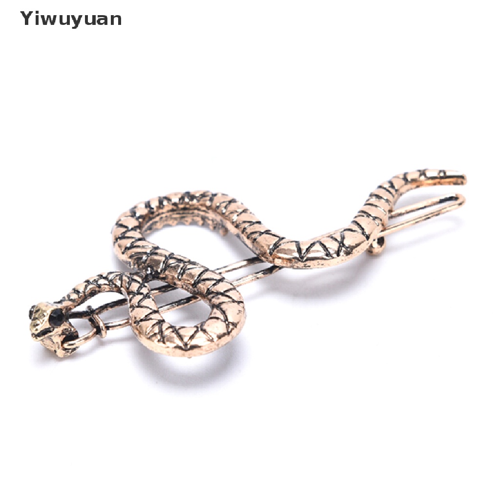 < Yiwuyuan > Kẹp Tóc Kim Loại Màu Vàng Thời Trang Mới Cho Nữ