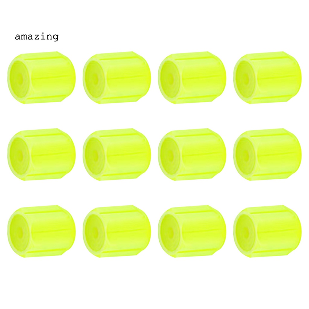 Bộ 12 Vỏ Bọc Van Bánh Xe Đạp Chống Mòn Phát Sáng Ban Đêm