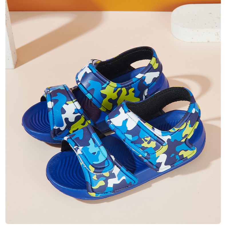 🔥Xăng đan trẻ em🔥đế mềm dép trẻ em bé trai giày đi biển cho bé giày sandal mùa hè Hàn Quốc TTC631