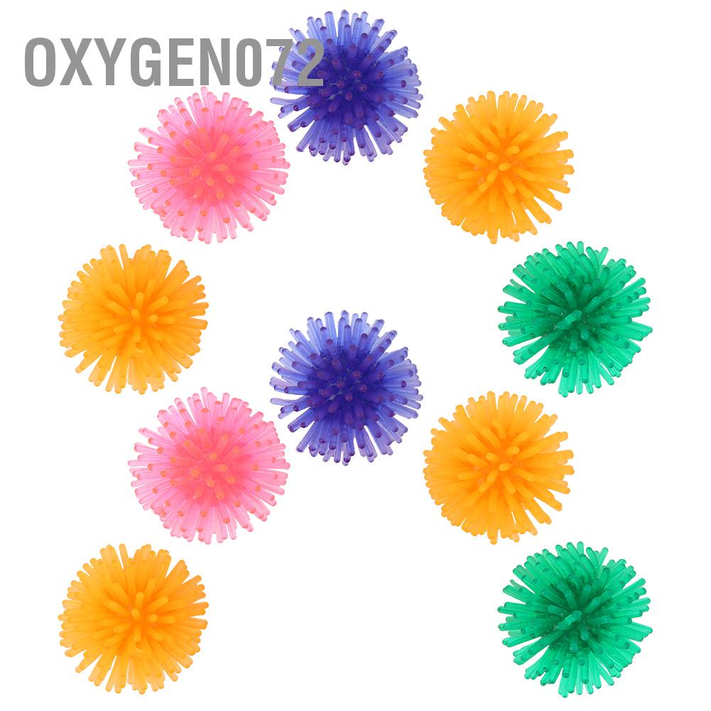 Oxygen072 10 Cái Bóng Đồ Chơi Cho Mèo Đầy Màu Sắc Thú Cưng