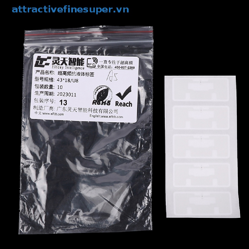 Set 10 Nhãn Dán KM4 / KM4Q / KU5 / U8 / U9 RFID Đa Năng Tiện Dụng