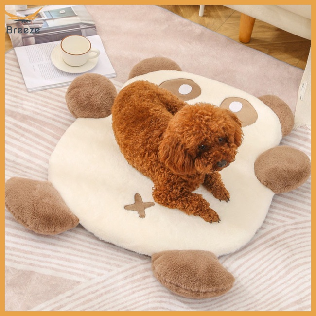 Thảm Ngủ Mềm Mại Thoáng Khí Thoải Mái Hình Gấu Trúc Hoạt Hình Cho Thú Cưng