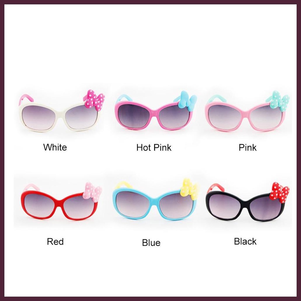 Mắt Kính Hình Nơ Dễ Thương Sáng Tạo Vui Nhộn Cho Bé Gái