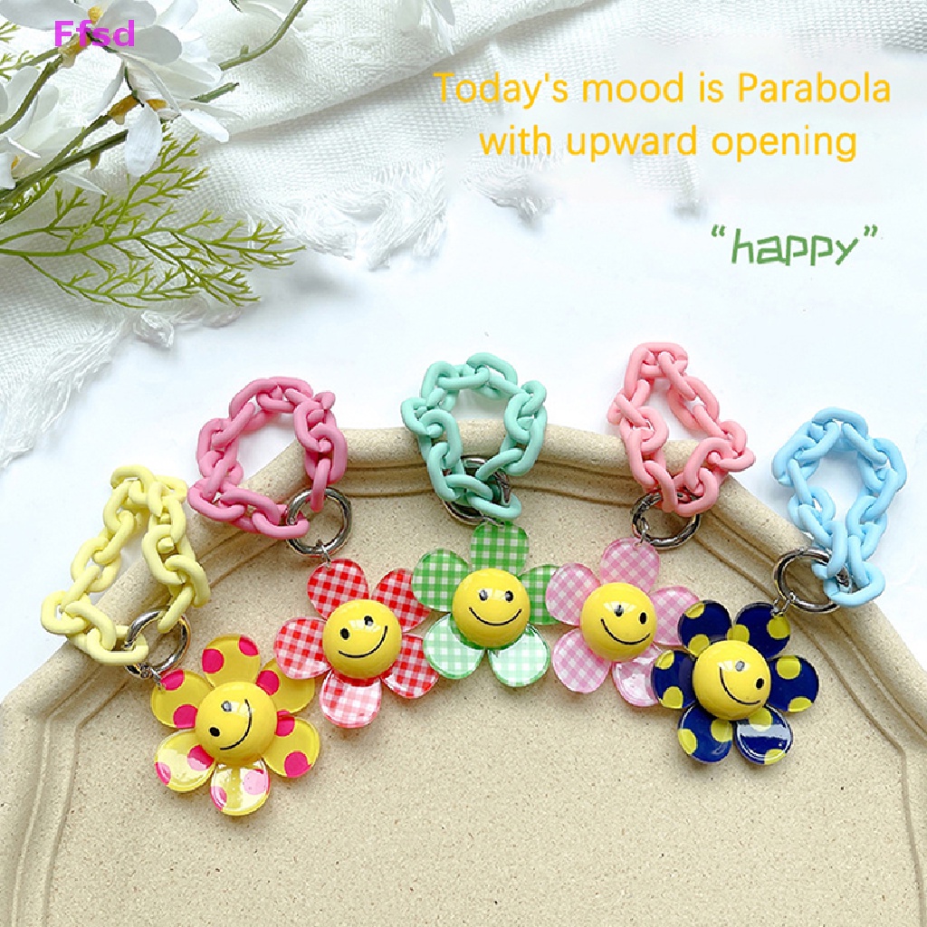 {Ffsd} Móc Khóa Acrylic Hình Hoa Hướng Dương Dễ Thương Cho Nữ * Hàng Bán Chạy *