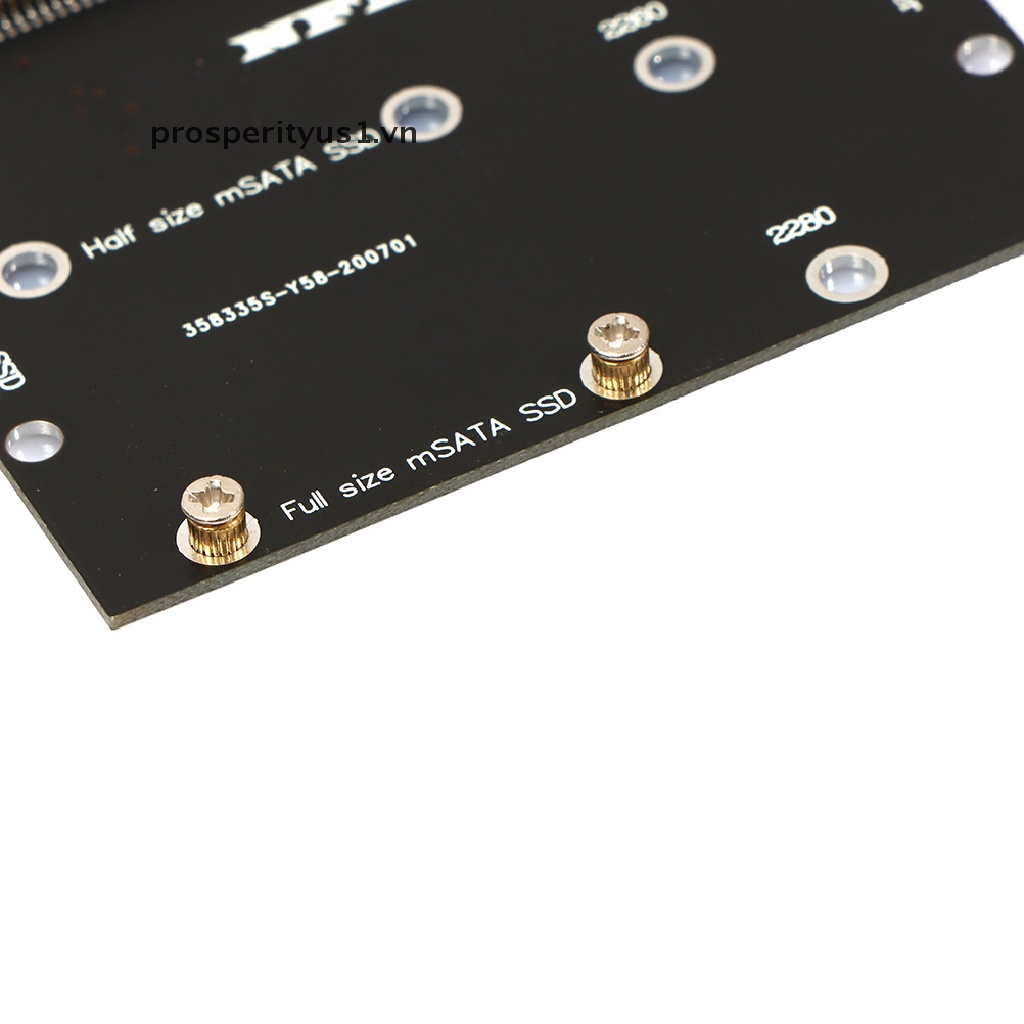 Cáp ChuyểN ĐổI 2 Trong 1 M.2 NGFF MSATA SSD Sang SATA 3.0 Cho PC / Laptop