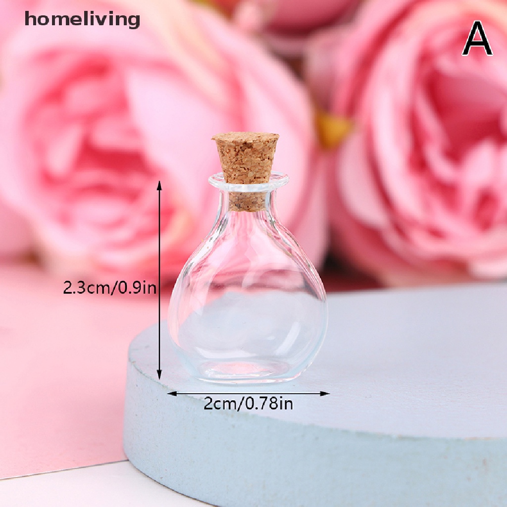 Lọ Thủy Tinh Đựng Kẹo Có Nút Bần Tỉ Lệ 1: 12 Trang Trí Nhà Búp Bê