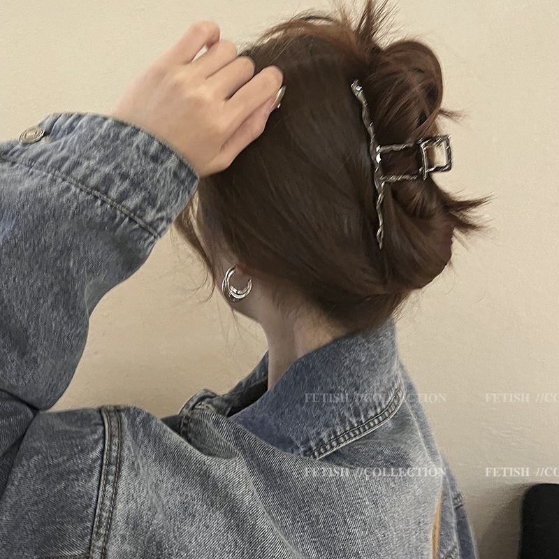 Kẹp Tóc Cá Mập Bằng Kim Loại Cao Cấp Thời Trang