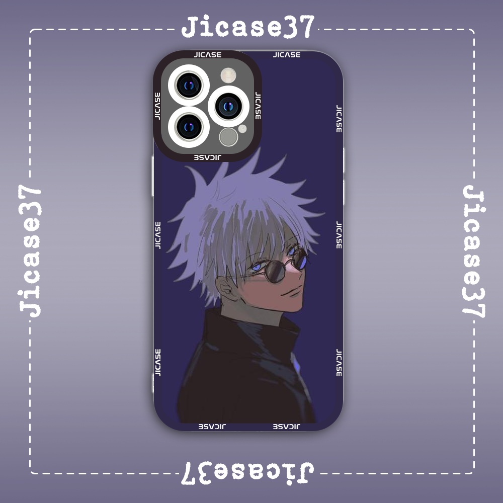 Ốp lưng iphone cạnh vuông Jicase Gojo Satoru Jujutsu Kaisen Anime Manga