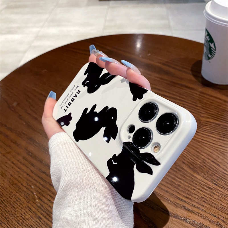 Ốp Điện Thoại Nhựa Cứng Hình Thỏ Cho iPhone 14 13 12 11 PRO Max Xs Xr X 14pro 14promax 13pro 11pro 12pro 13promax