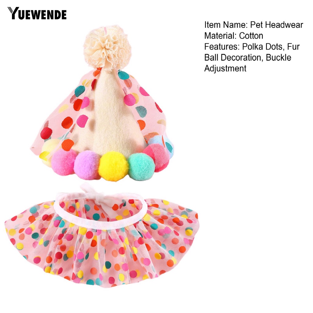 1 Set Băng Đô Và Nón Chụp Ảnh Cho Thú Cưng