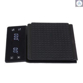0.3g~3000g High Precision Digital Scale with Waterproof Surface Electronic Scale LED Display with Backlight Portable Kitchen Scale Baking Scale Coffee Scale