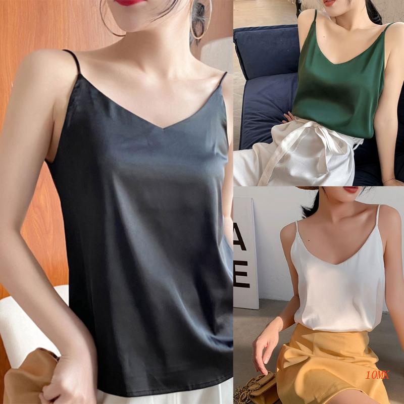 Áo Hai Dây Màu Trơn Thời Trang Cho Nữ