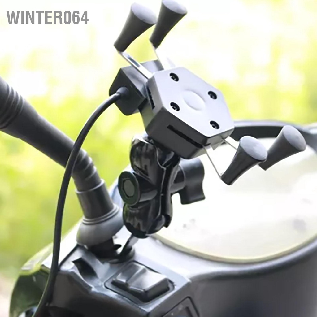 Giá Đỡ Điện Thoại 5V 2A Xoay 360 Độ Kèm Sạc USB Chuyên Dụng Cho Điện Thoại 3.0 6.5in