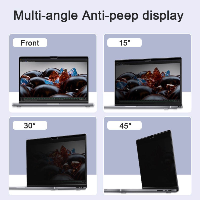 Màng Lọc Bảo Vệ Màn Hình Chống Nhìn Trộm Cho Macbook Air Pro M2 A2337 A2442 2020 2023 14 15 16 A2485