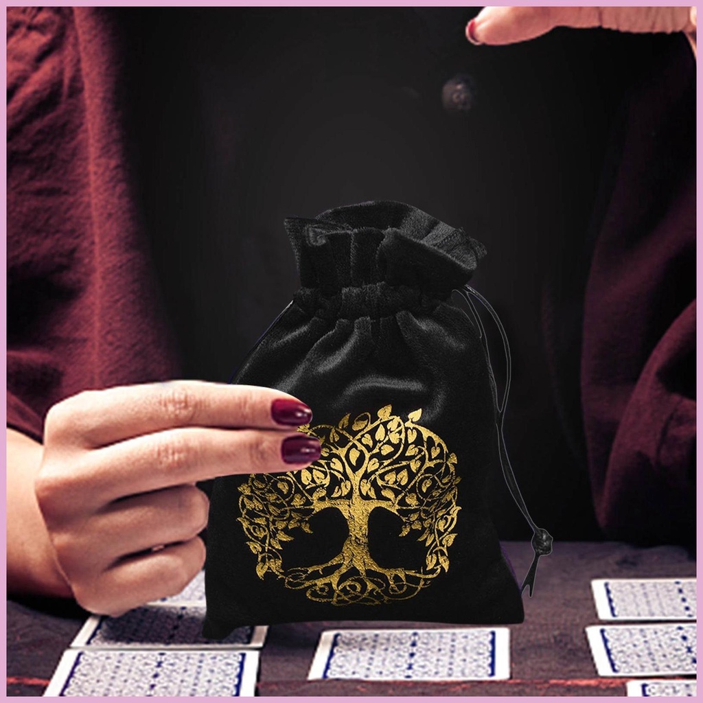 Túi Dây Rút Đựng Bài Tarot 13x18cm / 5.12x7.09in Tiện Dụng