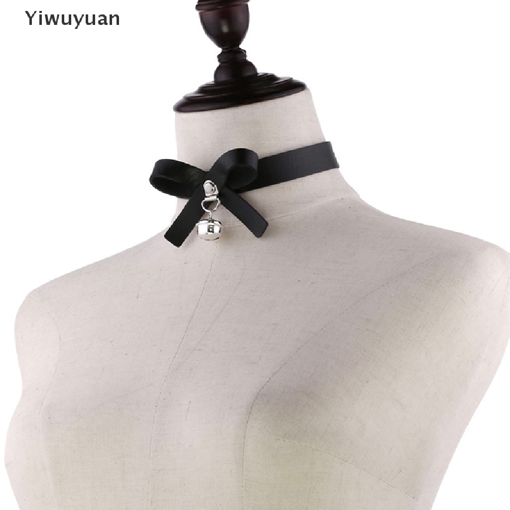 < Yiwuyuan > Vòng Cổ Choker Da Phong Cách Punk Gothic Bằng Kim Loại Cho Nam Và Nữ