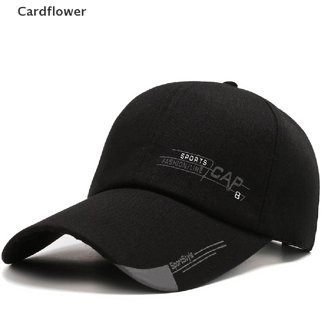 < Cardflower > Mới Mũ Lưỡi Trai In Chữ Dad Phong Cách Hip Hop Có Thể Điều Chỉnh Cho Nam Và Nữ