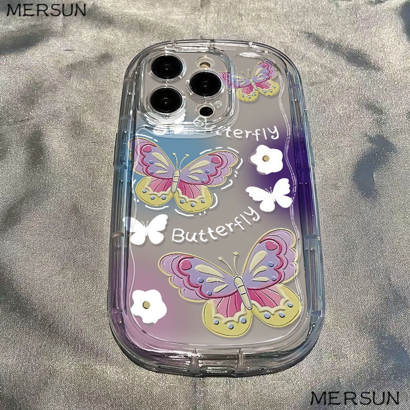 ✅Ốp Điện Thoại Dẻo Trong Suốt Họa Tiết Bươm Bướm Nhỏ Xinh Chống Sốc Cho Iphone 7 / promax 12iPhone14xs 1311 xr / 8p KTB5