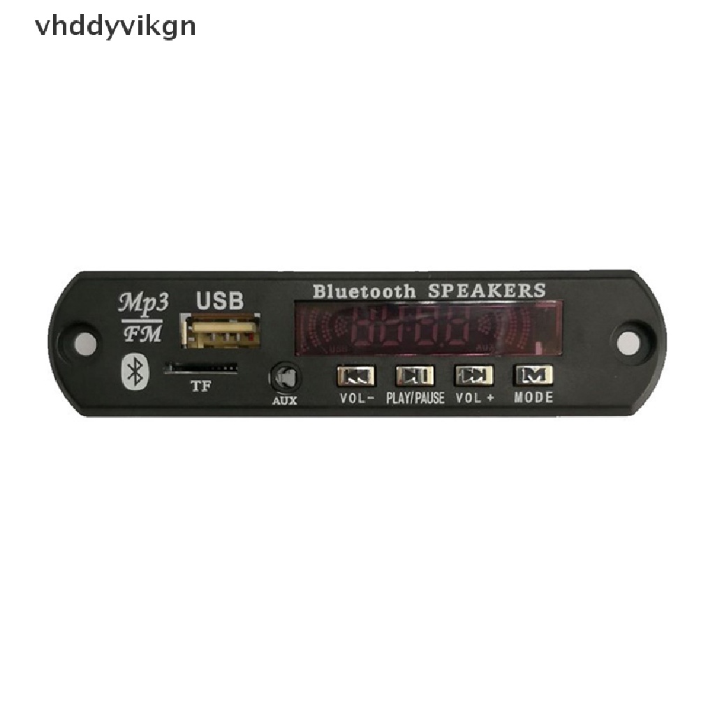 Bảng Mạch Giải Mã Bluetooth 5.0 9V-12V MP3 WMA USB TF FM Radio Với Điều Khiển Từ Xa Cho Xe Hơi