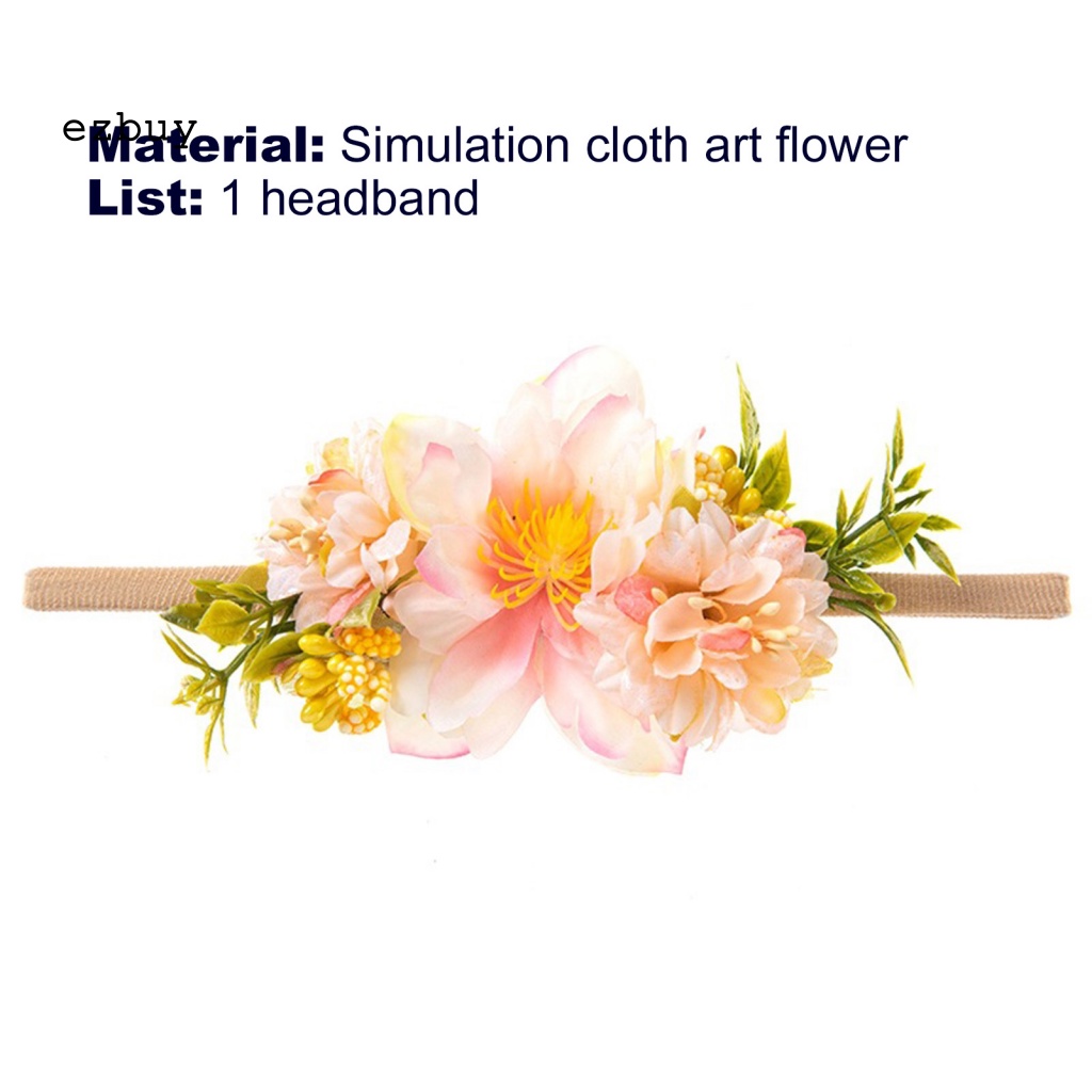 Băng Đô Hoa Hồng Thoáng Khí Sáng Tạo Cho Bé