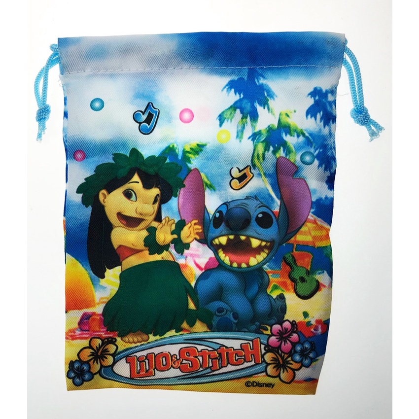 Nhân Vật Hoạt Hình Anime Lilo Disney Xinh Xắn&amp;Túi Dây Rút Chất Liệu Vải Không Dệt Hình Stitch Dễ Thương Dùng Để Trang Trí