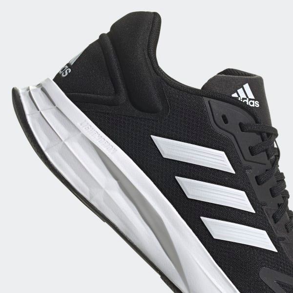 *CHÍNH HÃNG* Giày thể thao Sneaker ADIDAS Running DURAMO 10 màu Đen sọc Trắng - Code: GW8336