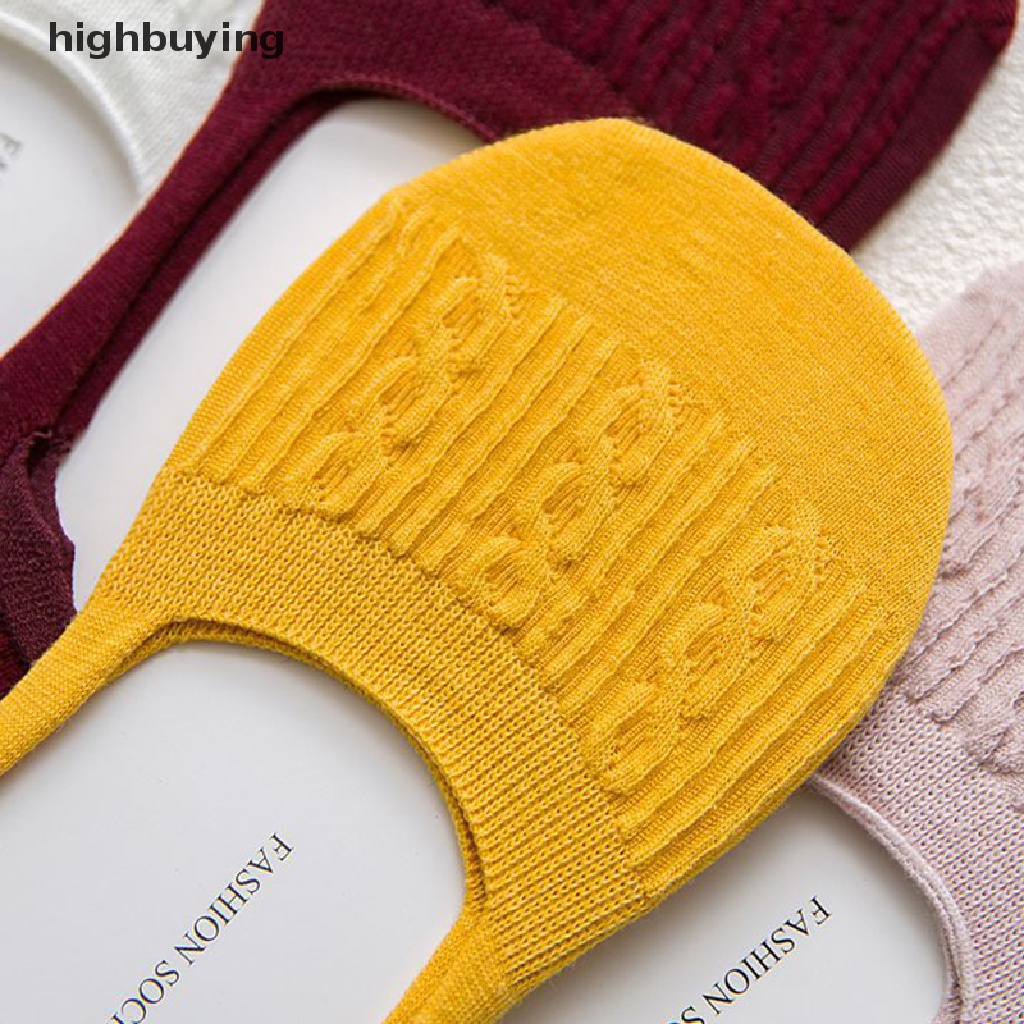 1 Đôi Tất Chân Cotton Thoáng Khí Thời Trang Cho Nữ