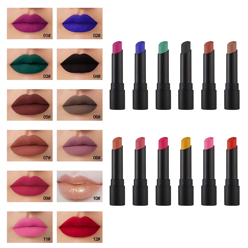 Bộ Son Môi Trang Điểm Lâu Trôi Không Dính Cốc Cho Nữ JP5