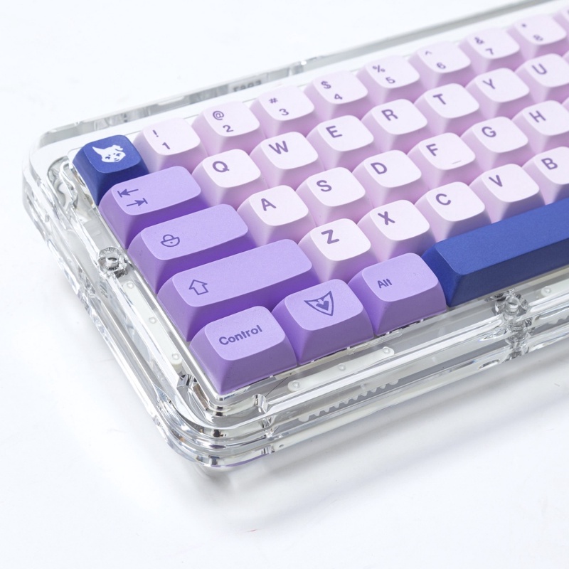142 Phím GMK Frost Witch Keycaps XDA Profile PBT Dye Sub Bàn Phím Cơ Keycap
