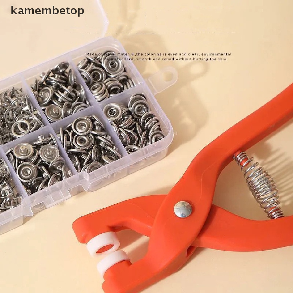 Bộ Dụng Cụ Đóng Nút Bằng Thép Không Gỉ Dùng Cho Quần Áo DIY