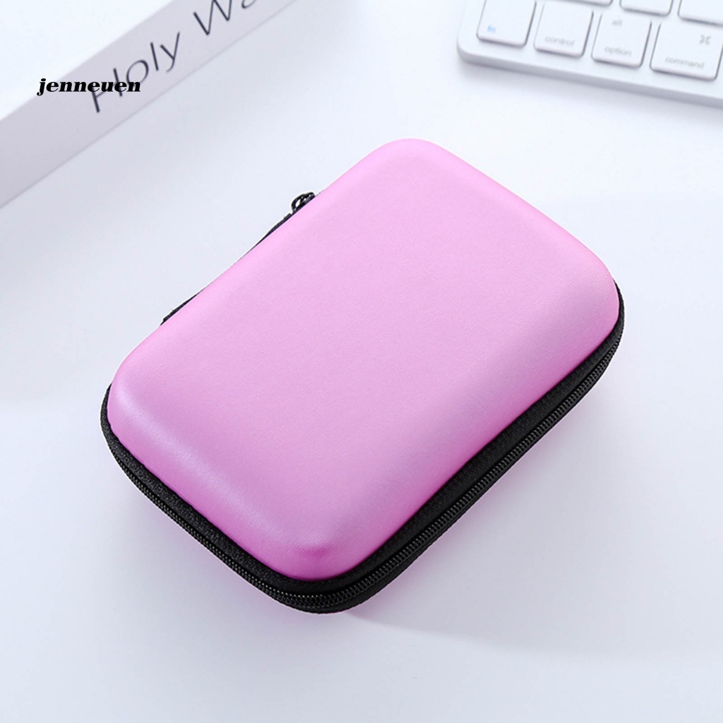 Túi EVA Mini Màu Trơn Chống Sốc Dùng Đựng Thẻ / Dây Cáp Sạc