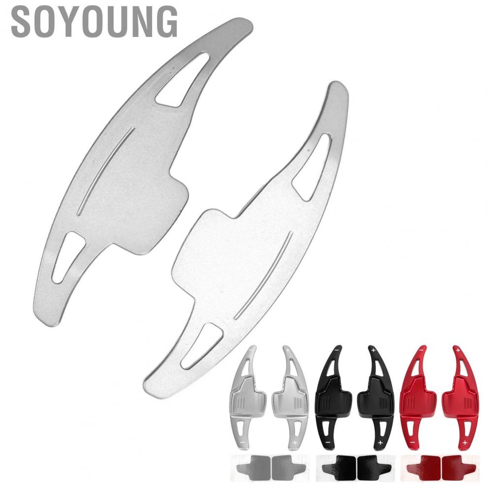 Soyoung Extended Shifter Trim Cover  Aluminium Alloy Impact Resistant Durable Stylish Light Weight Steering Shift Extension Paddle for EcoSport