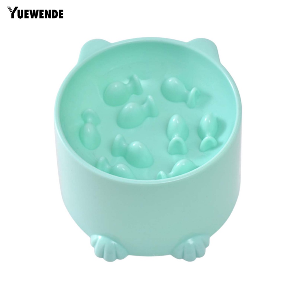 Yue.z Tô Đựng Thức Ăn Cho Thú Cưng Đế Cao Dễ Vệ Sinh