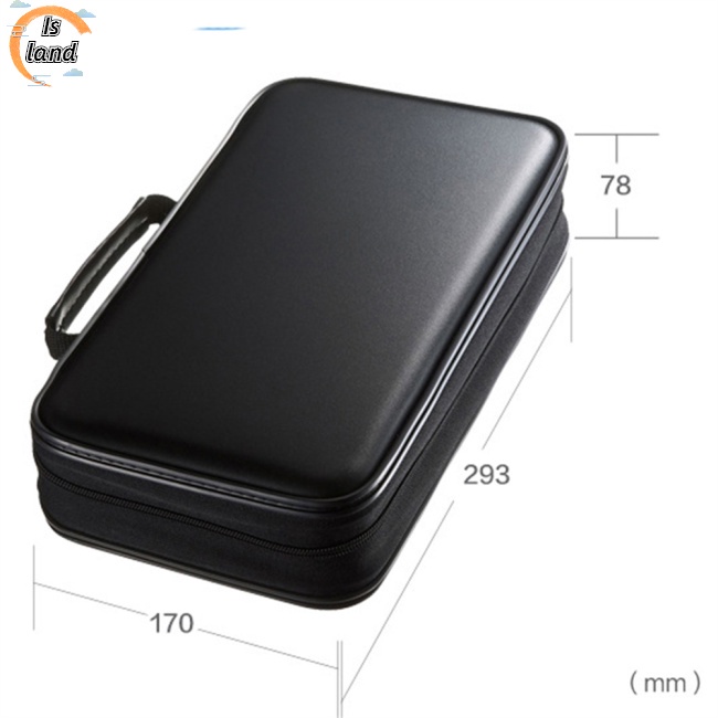 Hộp Đựng Đĩa Cd / dvd Chống Sốc Sức Chứa Lớn 96 Đĩa Tiện Dụng Khi Đi Du Lịch