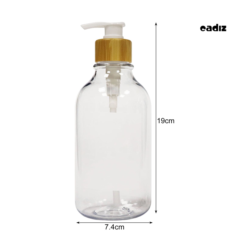 Bình Nhựa Trong Suốt 500ml Đựng Xà Phòng Dạng Nhấn Tiện Dụng