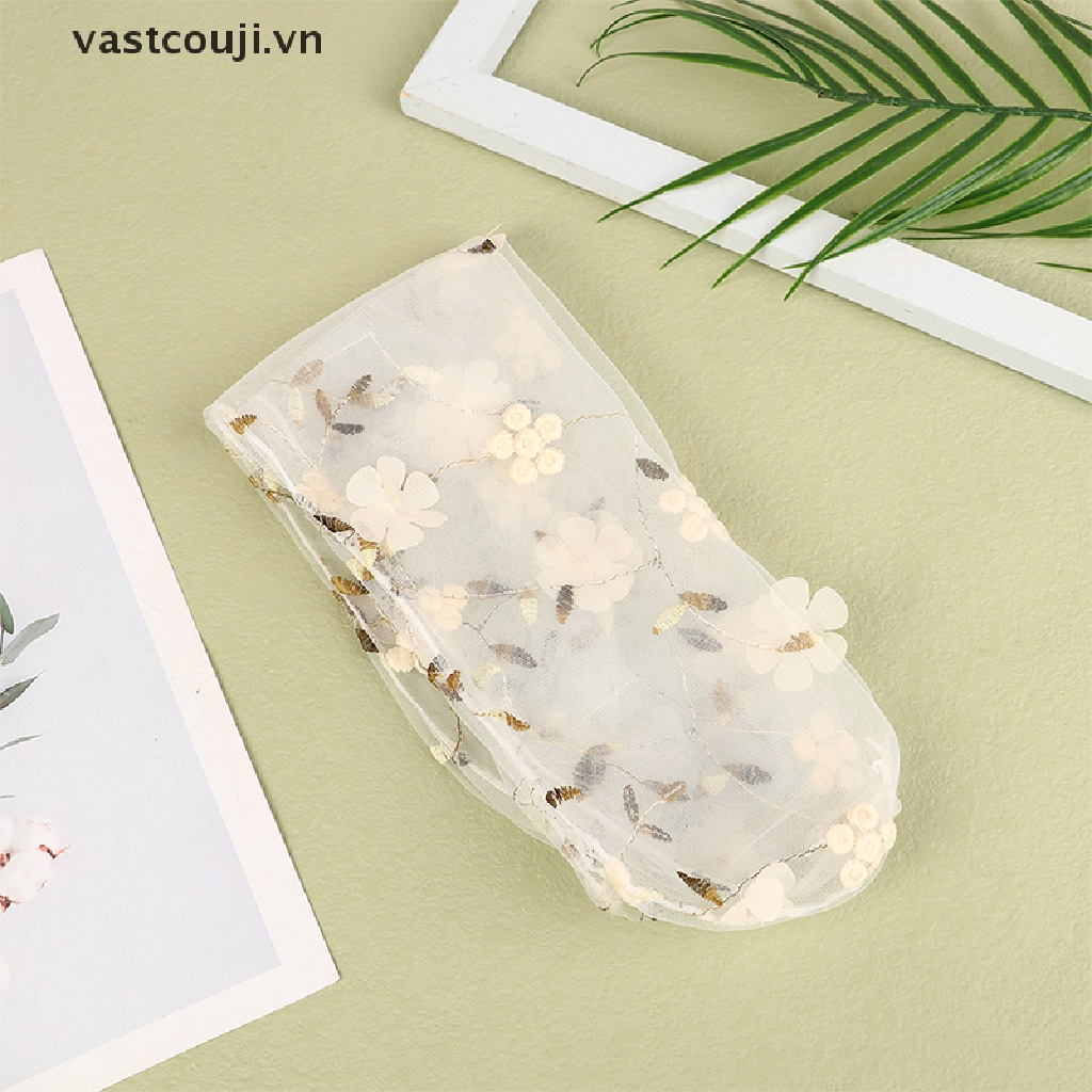 1 Cặp Vớ Ren Hoa Mỏng Trong Suốt Đơn Giản Thời Trang Xuân Hè Cho Nữ