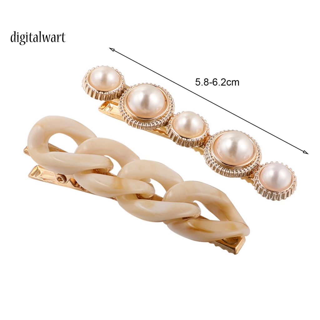 Kỹ Thuật Số| Set 2 Kẹp Tóc Trong Suốt Chống Trượt Thời Trang Cho Nữ