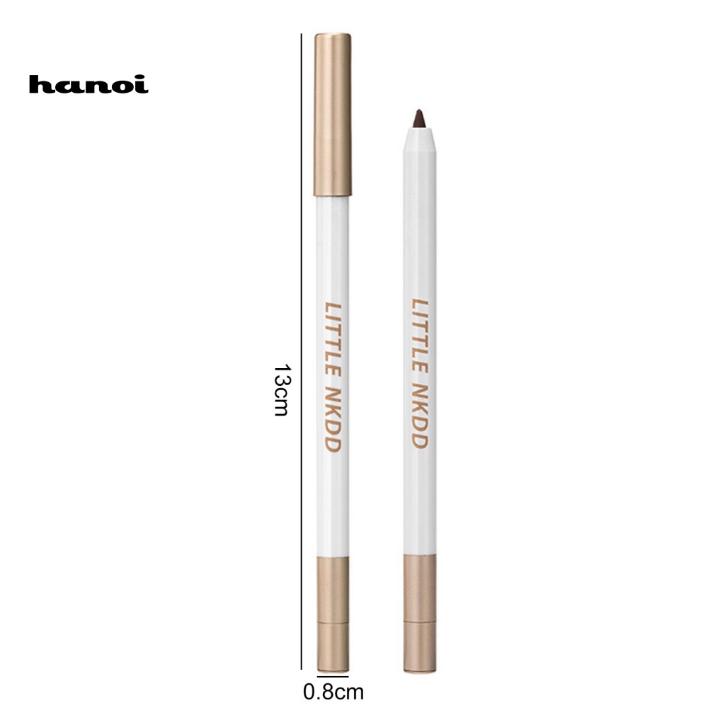 Bút Kẻ Mắt Dạng Gel Màu Đen Nhanh Lên Màu Phong Cách Cổ Điển Kèm Đồ Chuốt Tiện Lợi