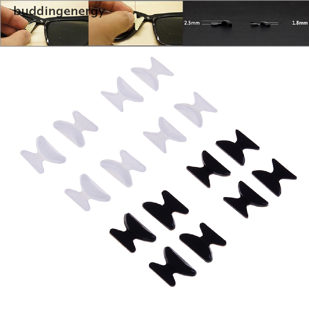 Set 2 Cặp Đệm Mũi silicone 2.5mm / 1.8mm Chống Trượt Dành Cho Mắt Kính