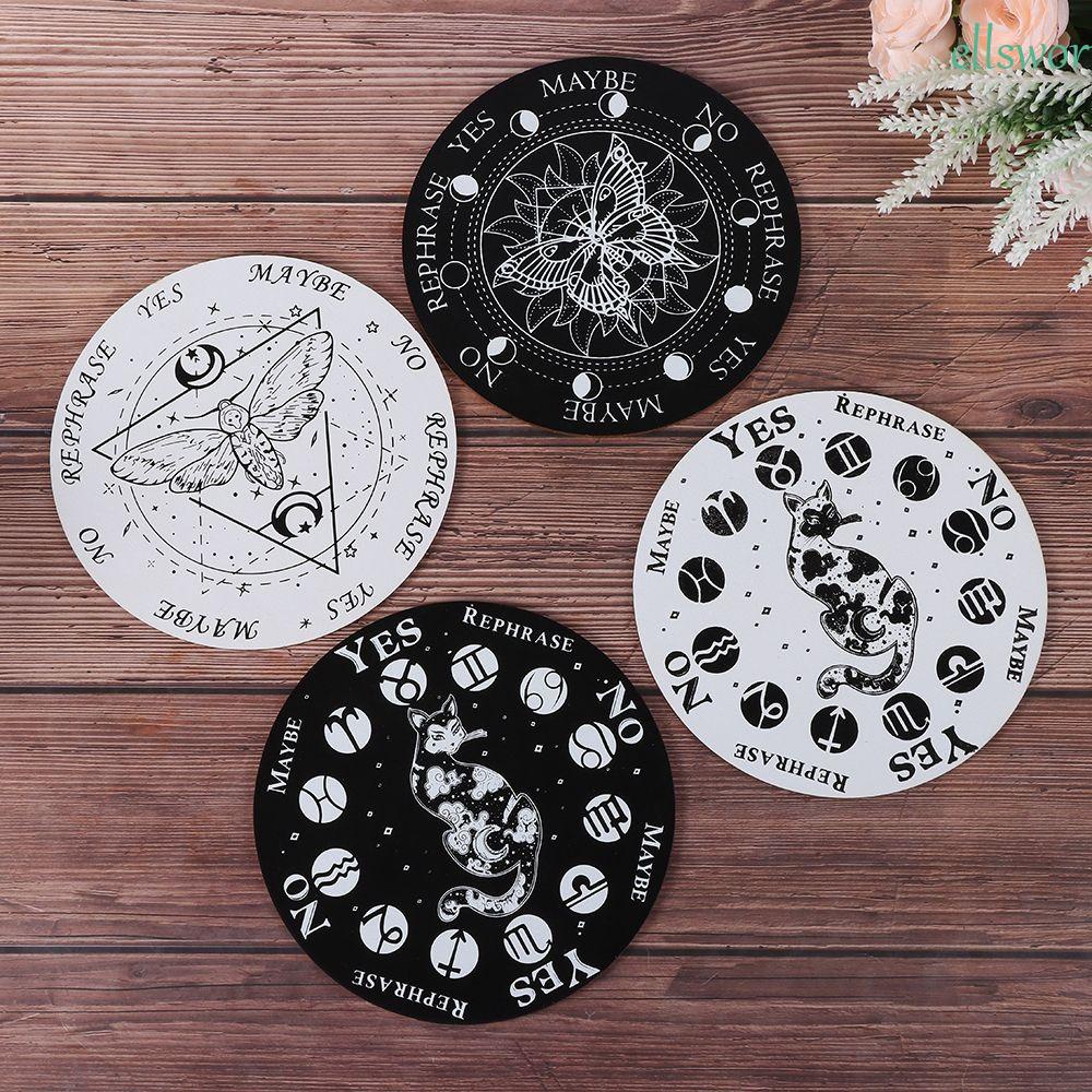 Elsworth Bảng Hiệu Treo Tường Họa Tiết Mèo Mặt Trời Mặt Trăng Sao Băng Nghệ Thuật Trang Trí DIY Altar