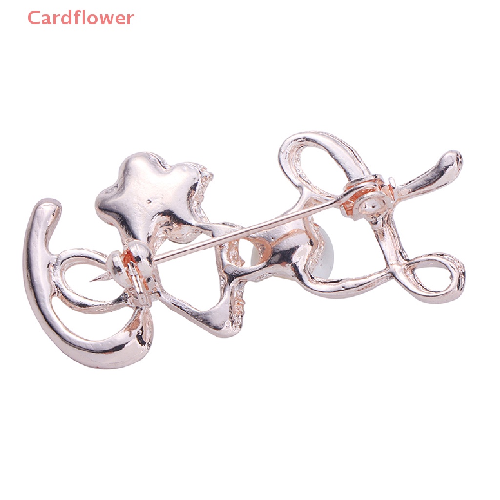 Ghim Cài Áo Hình Trái Tim Đính Đá Nhân Tạo Thời Trang