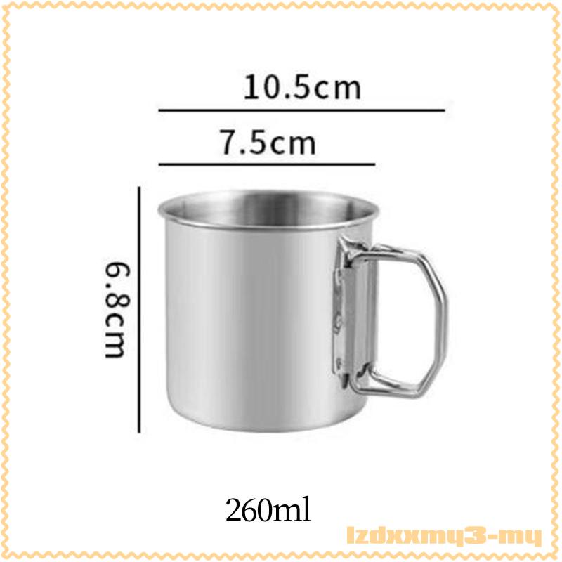 Ly Uống Nước Bằng Thép Không Gỉ 304 Tiện Dụng Khi Đi Cắm Trại