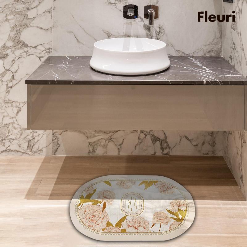 Thảm Cao Su Khô Nhanh Trang Trí Đa Ứng Dụng Có Thể Giặt Rửa Cho Nhà Bếp Nhà Tắm